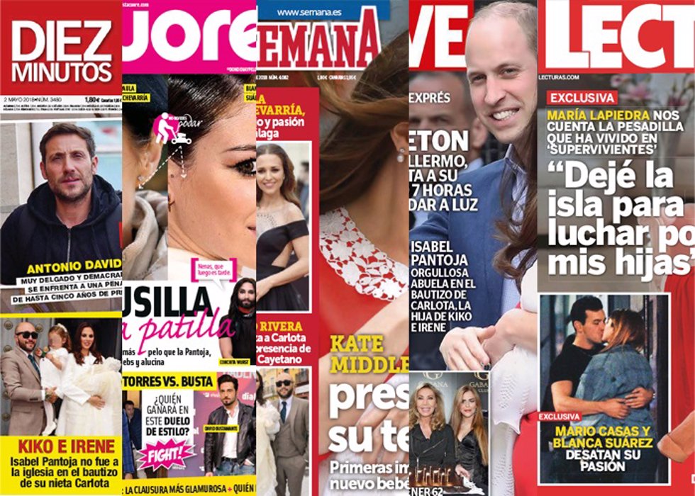 PORTADAS REVISTAS DEL CORAZÓN 25 DE ABRIL