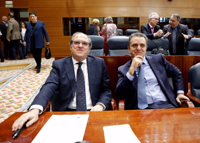 Ángel Gabilondo, portaveu del PSOE en Assemblea de Madrid, i José Manuel Franco