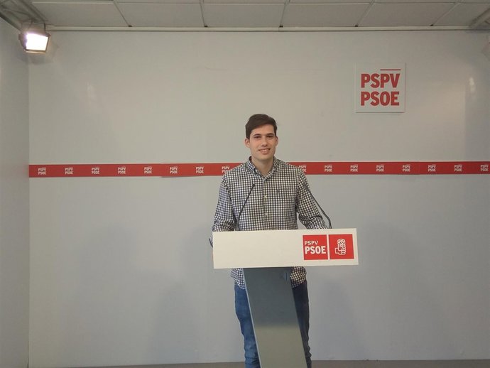 Borja Sanjuan, portavoz del PSPV-PSOE en València
