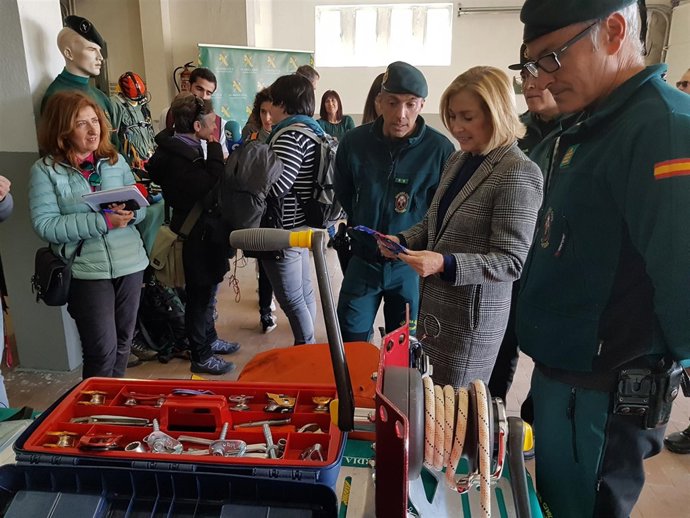 Un momento de la visita