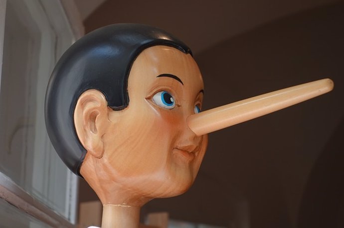 Pinocho, mentira, mentiroso