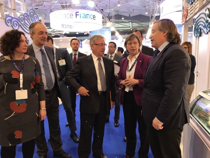 Instantánea de la feria 'Seafood' de Bruselas