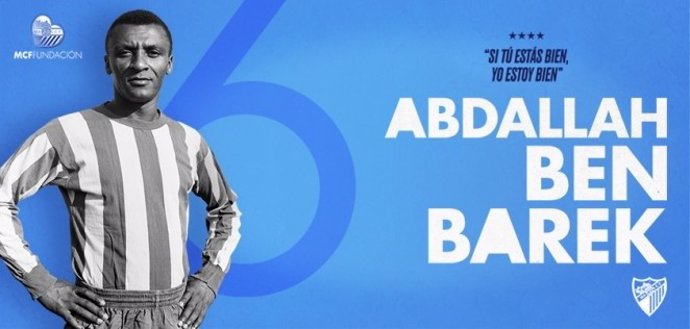 Abdallah Ben Barek con el Málaga