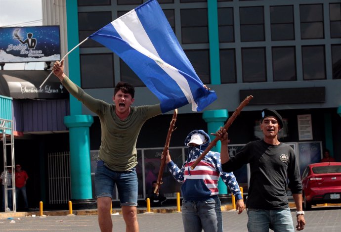 Manifestaciones en Managua contra el Gobierno de Daniel Ortega