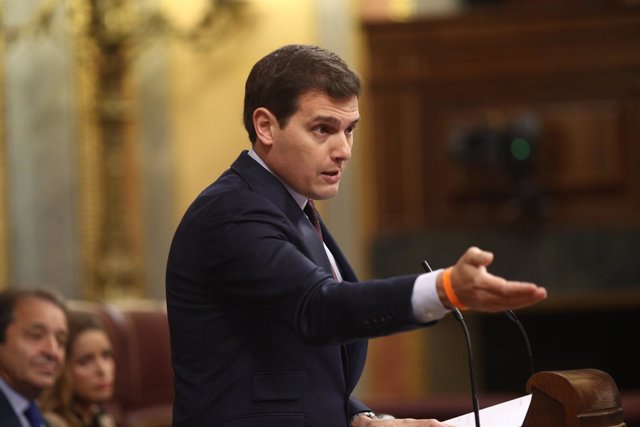 Rivera interviene en el debate de totalidad de los Presupuestos en el Congreso