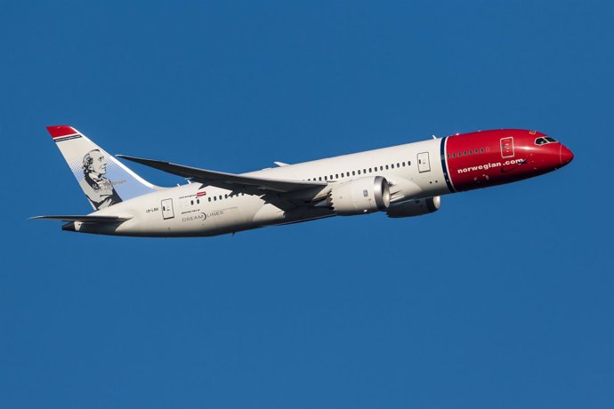 Avión Dreamliner de Norwegian