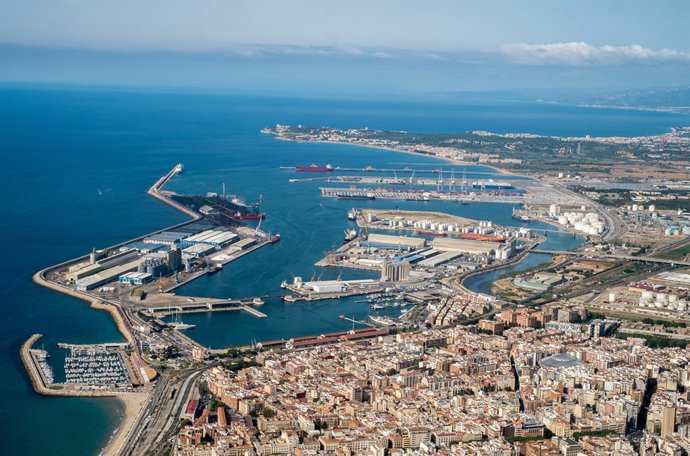 Imatge aèria del Port de Tarragona
