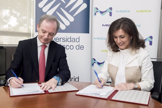 La UFV y Merck firman un acuerdo para crear una cátedra de inmunología