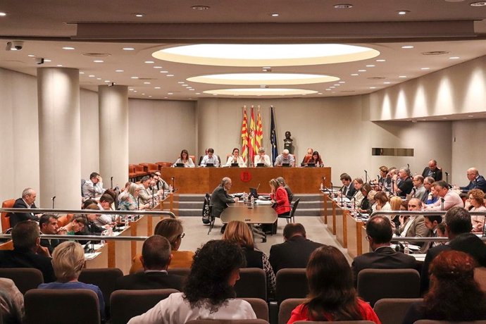 El ple de la Diputació de Barcelona 