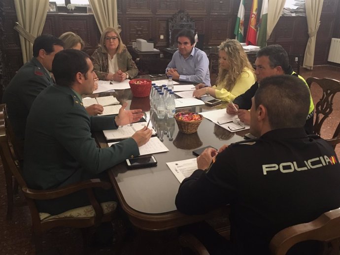 Reunión de la Junta Local de Seguridad de Porcuna.