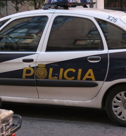 Cotxe patrulla de la Policia Nacional 