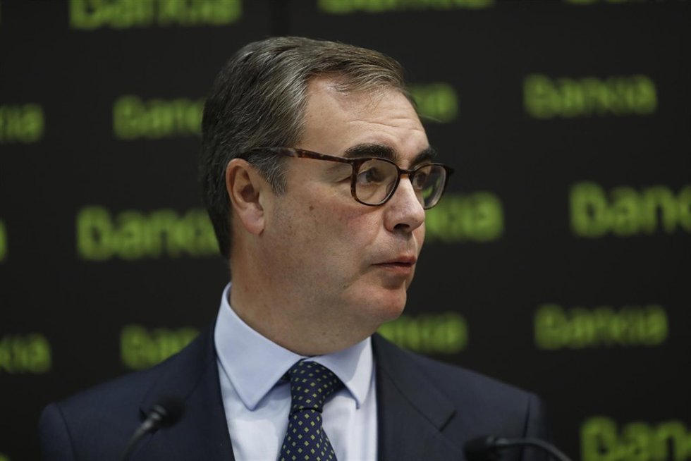 El consejero delegado de Bankia, José Sevilla, presenta los resultados
