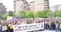 Cientos de personas se vuelven a concentrar frente al Palacio de Justicia al grito de "no es abuso, es violación"