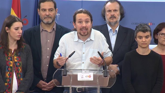 Pablo Iglesias declara en el Congreso de los Diputados