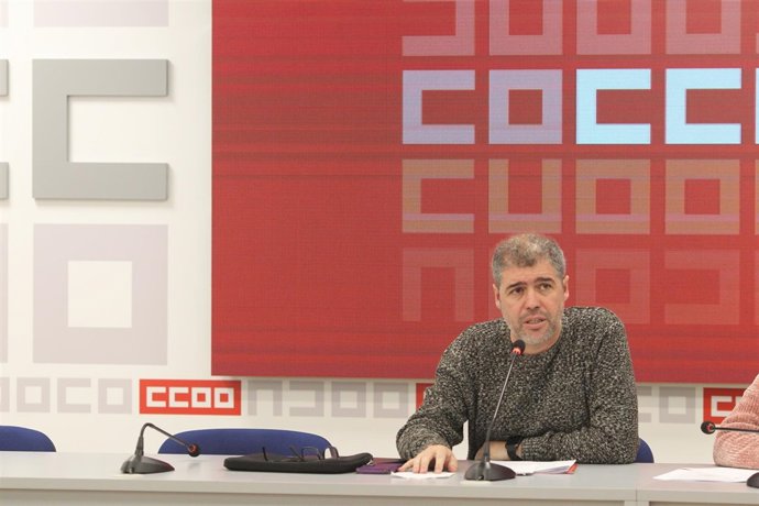 El secretario general de CC.OO., Unai Sordo