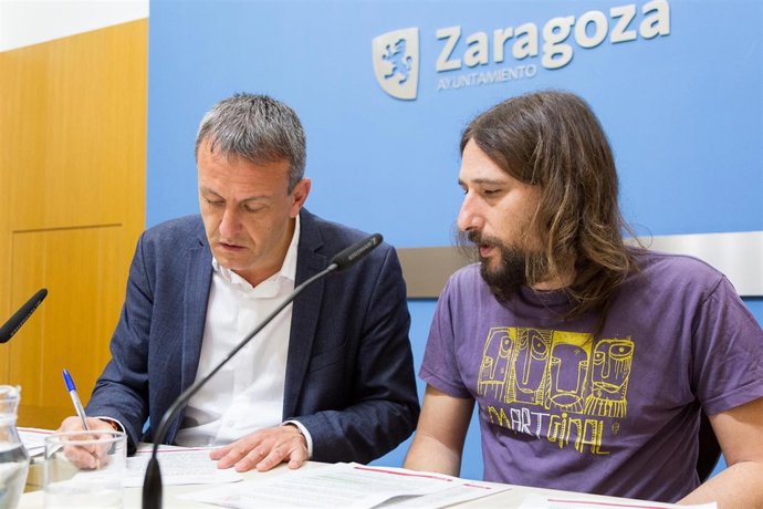 Fernando Rivarés y Pablo Híjar, del Gobierno de Zaragoza