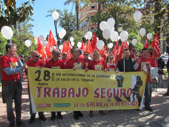Concentración CCO en Badajoz