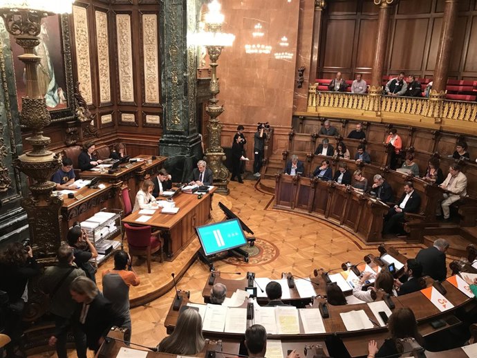 Pleno del Ayuntamiento de Barcelona