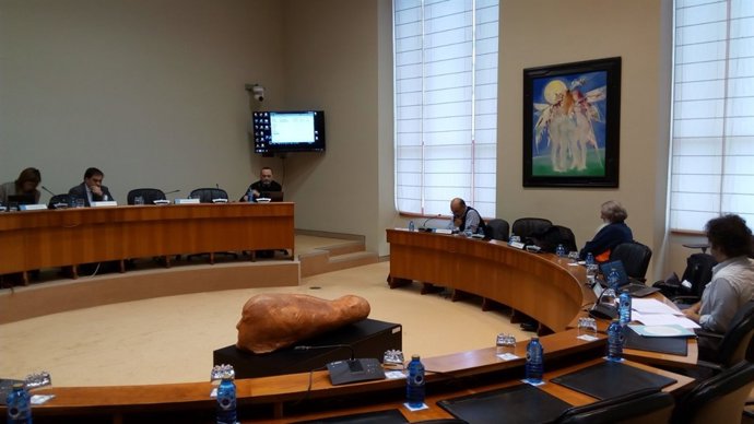 El catedrático Pérez Alberti, en la comisión de incendios