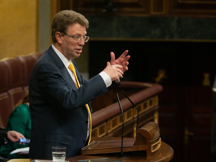 El portavoz de Presupuestos de PDeCAT, Ferrán Bel, en el Congreso