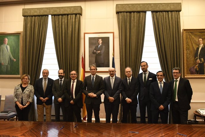 Firma del convenio del soterramiento de las vías de Torrelavega