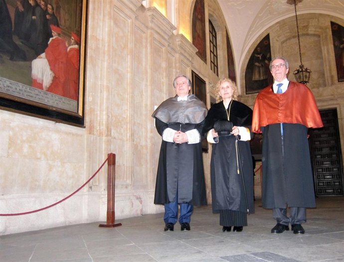        César Alierta Y Juan José Almagro, Nuevos Honoris 27-4-2018           