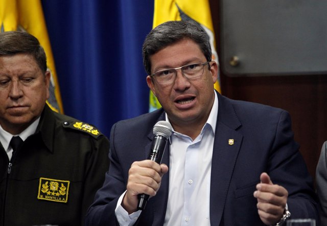 César Navas, ministro del Interior ecuatoriano
