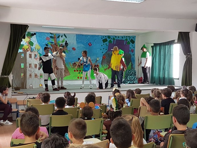 Una de las actividades celebradas en el colegio Joaquín Tena Artigas