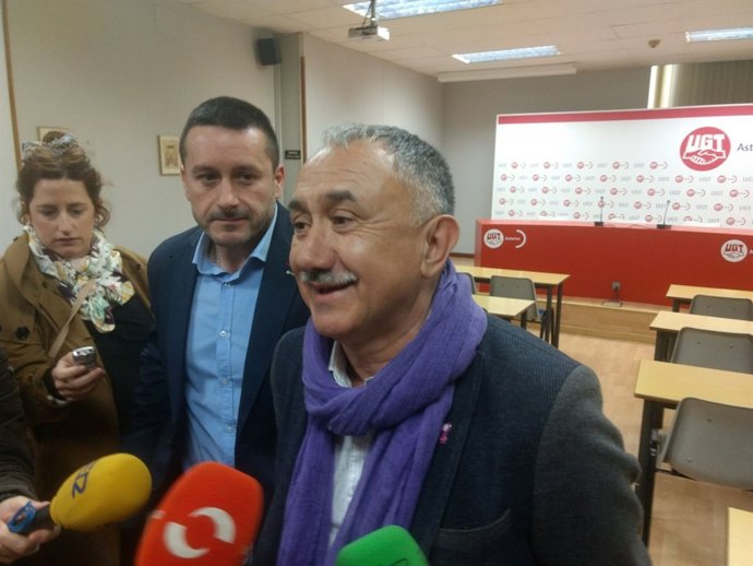 El secretario general de UGT, José Álvarez