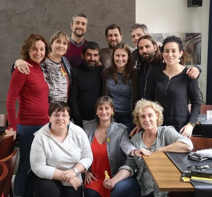 Diputats d'ERC es reuneixen amb Comín i Serret a Bèlgica