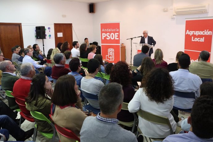 Acto del PSOE de Medina Sidonia (Cádiz)