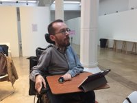 Echenique no confía en la nueva financiación de las pensiones anunciada por Montoro 