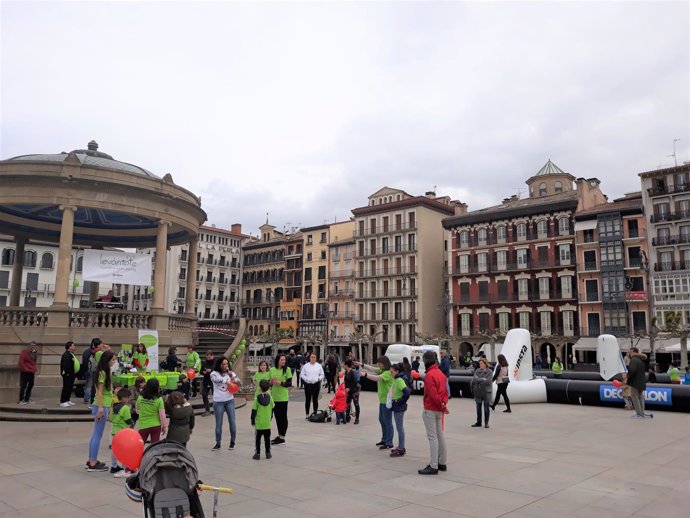 Fiesta de la Asociación 'Levántate contra el Bullying' en Pamplona