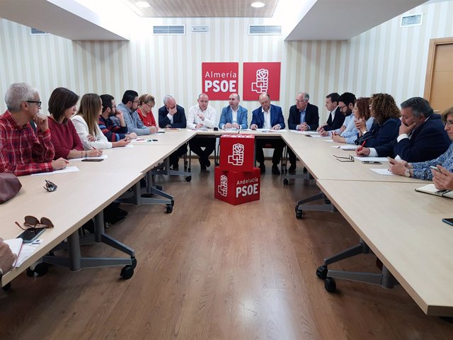 Reunión del PSOE-A para abordar sus enmiendas a los PGE 2018