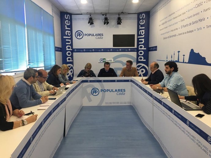 Reunión del comité de campaña del PP