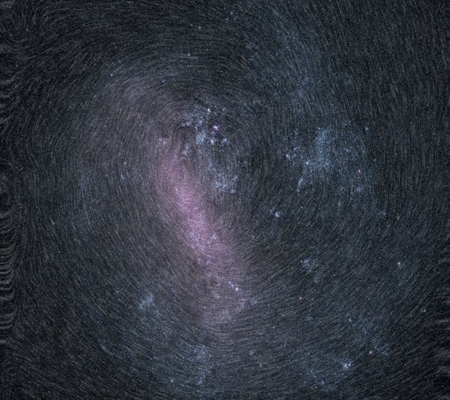 Rotación de estrellas en la Gran Nube de Magallanes