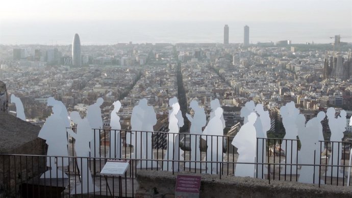 Acció de Càritas de Barcelona per donar visibilitat a col·lectius vulnerables