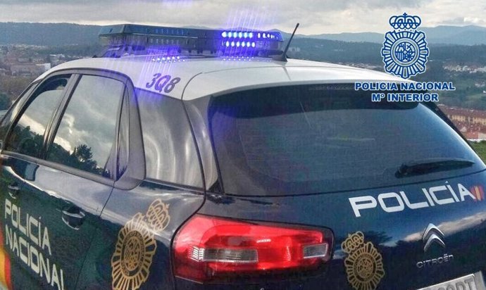 Cotxe patrulla de la Policia Nacional
