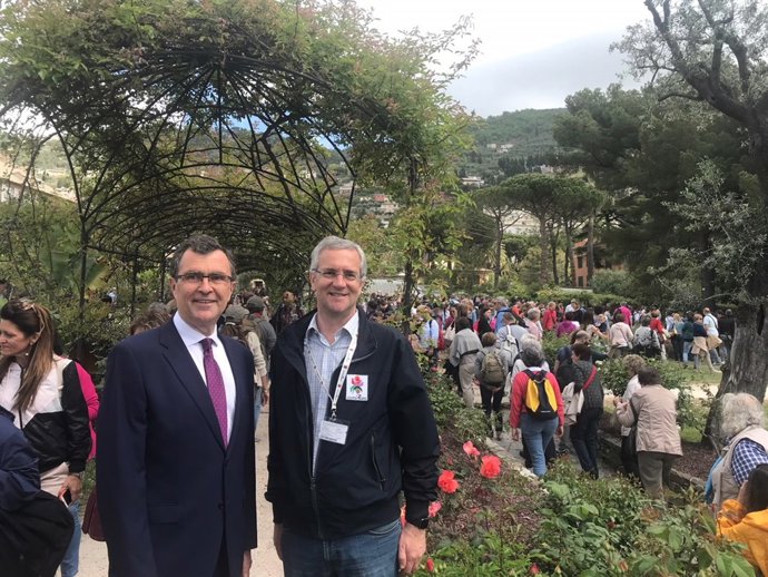Ballesta visita los 'Parchi di Nervi' de Génova