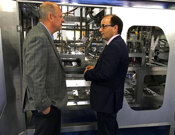 Visita director Instituto de Fomento a la empresa Gémina Procesos AlimenTARIOS