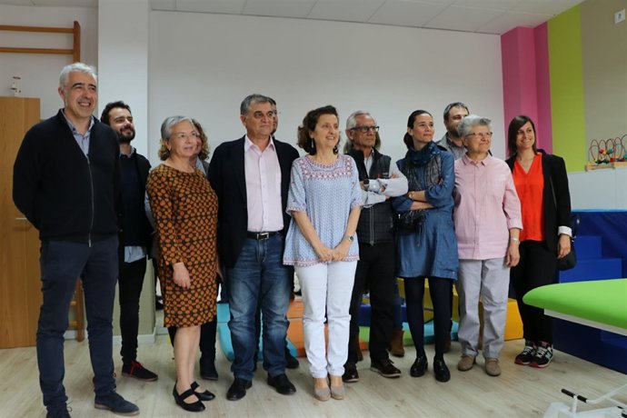 Fina Santiago visita el nuevo centro de Mater