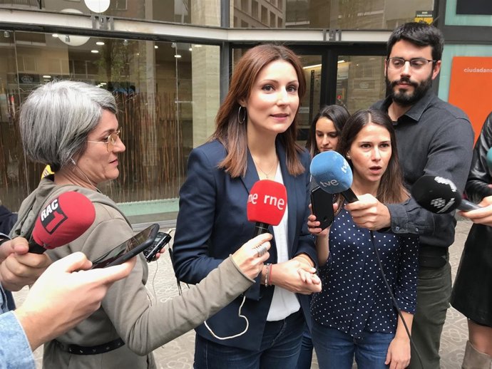 La diputada de Cs en el Parlament Lorena Roldán