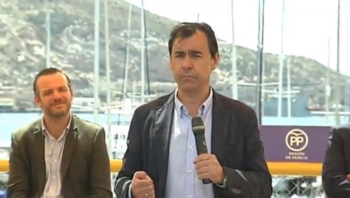 Fernando Martínez Maíllo durante un acto en Cartagena (Murcia)