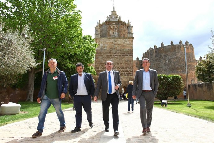 Lambán y Sánchez Quero han visitado hoy el Monasterio de Veruela