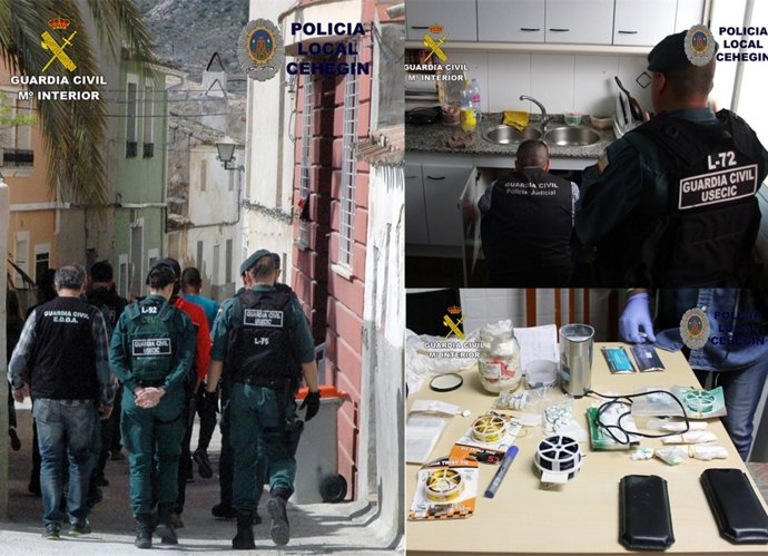 Desmantelado un clan familiar dedicado al tráfico de drogas 