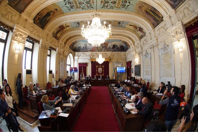 Pleno presupuestos de Málaga