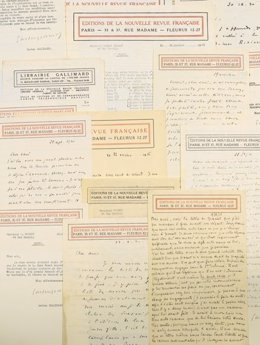 Colección de 138 cartas entre Gaston Gallimard y Marcel Proust