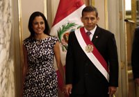 El expresidente de Perú Ollanta Humala y su mujer abandonan la prisión de DIROES