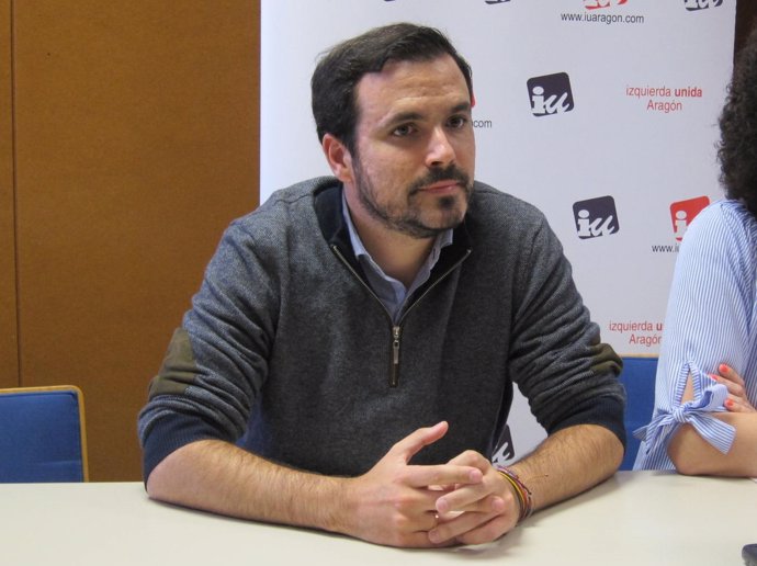 El coordinador federal de Izquierda Unida, Alberto Garzón     