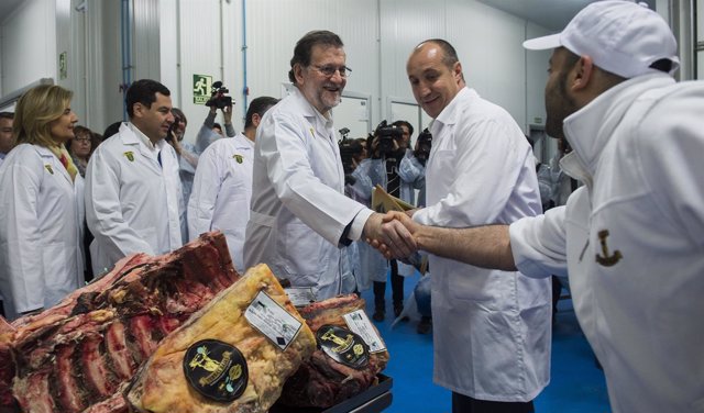 Mariano Rajoy visita una fábrica en Málaga